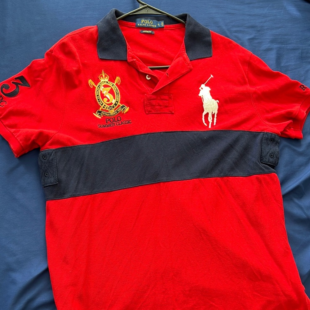 Red Polo Ralph Lauren shirt